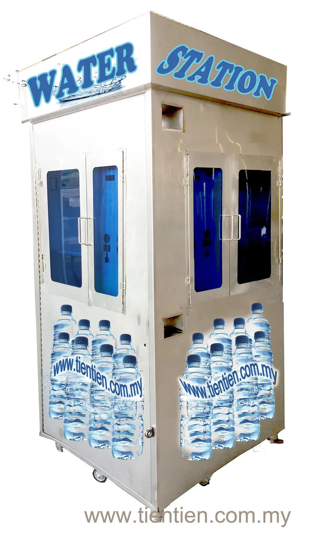 TIEN TIEN Stainless Steel Water Vending Machine (Double Door)