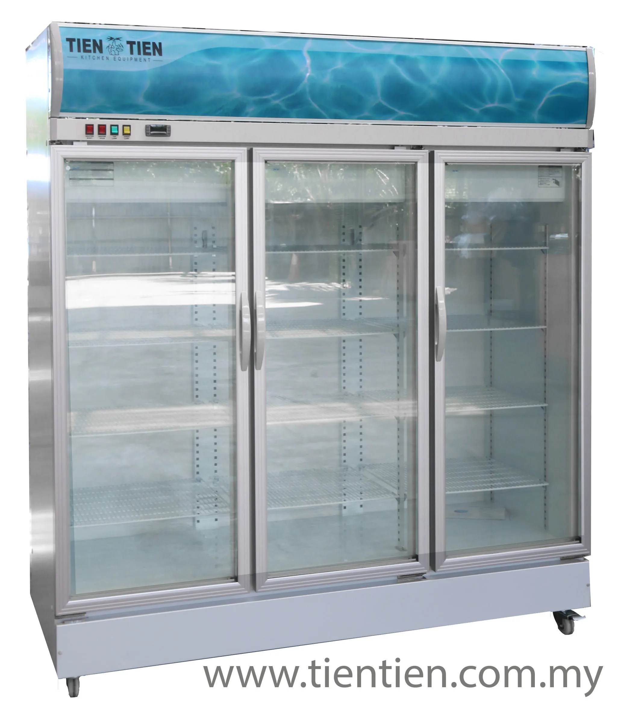 RF/SN02 SNW 3 Door Display Chiller with Heated Door 1600BBC