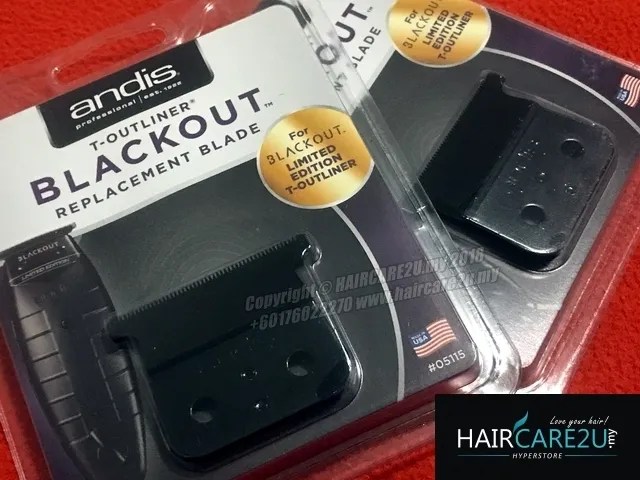 Andis TOutliner Blackout Replacement Blade 05115 HAIRCARE2U.my