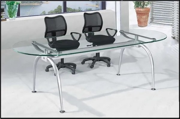 Glass Top Conference Table Model QOACL316AA Furnitures Malaysia