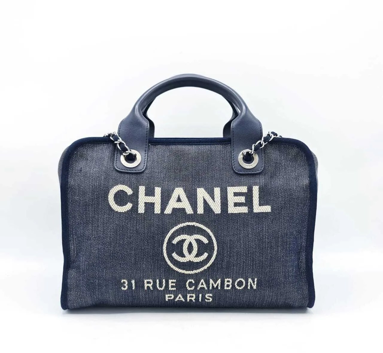 Chanel Deauville bowling Bag Small My Paris Branded StationSell Your