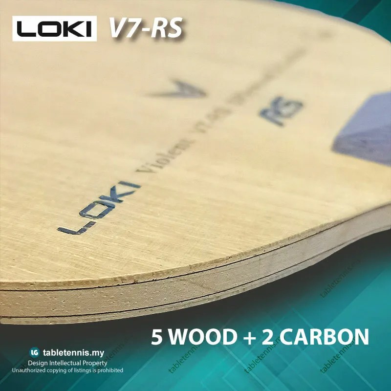 Loki Blade V7RS Table Tennis Composite Carbon Blade Bat Racket Paddle