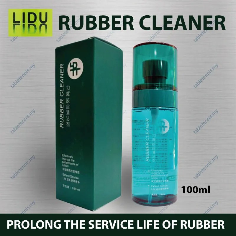 Lidu Table Tennis Rubber Cleaner Spray Liquid Type Ping Pong Rubber