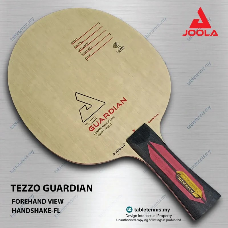 Joola Blade Tezzo Guardian FL All Wood Table Tennis Blade Paddle Bat Racket Ping Pong Handshake