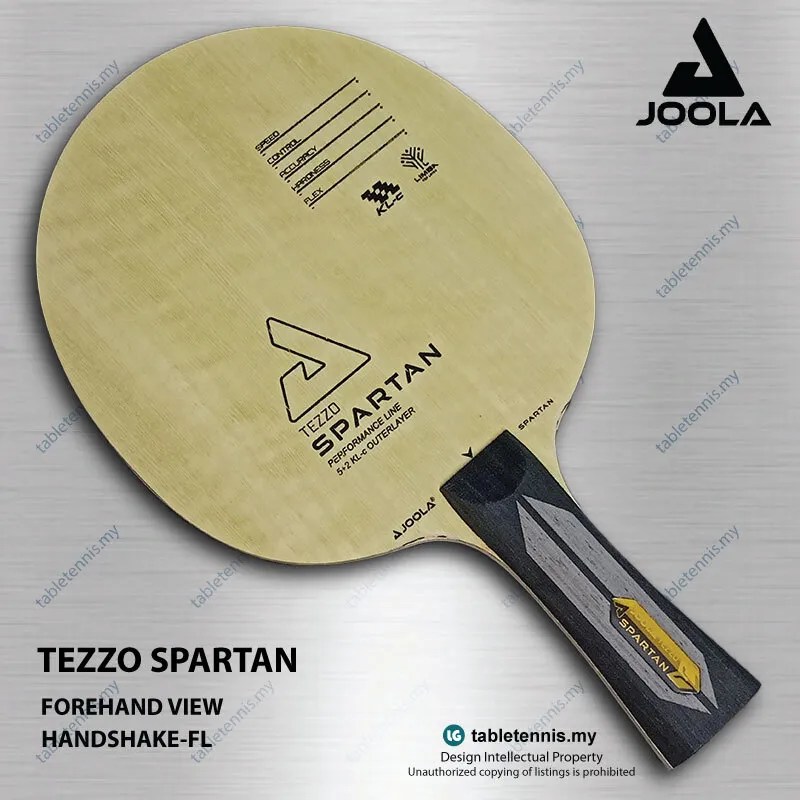 Joola Blade Tezzo Spartan FL Composite Carbon Table Tennis Blade Paddle