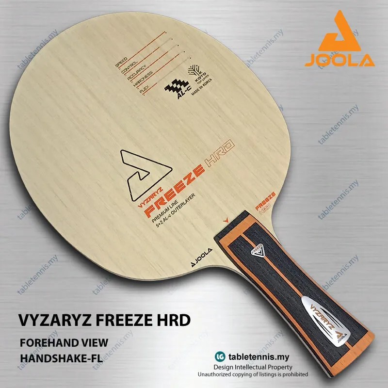Joola Blade Vyzaryz Freeze HRD FL Composite Carbon Table Tennis Blade