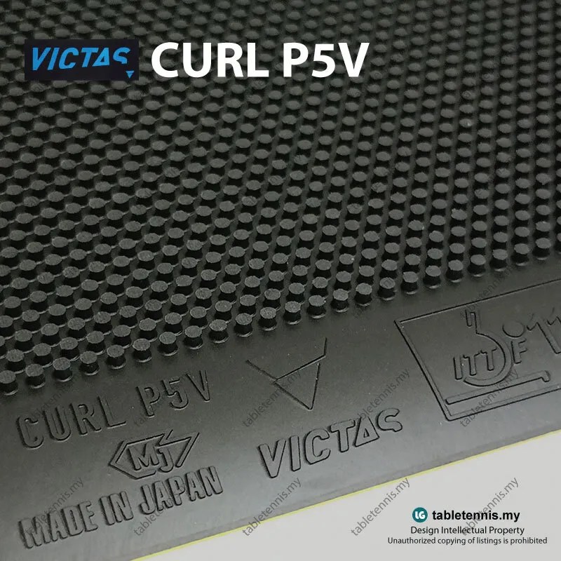 Victas Curl P5V Long pimples Table Tennis Rubber P5 (Formerly known as