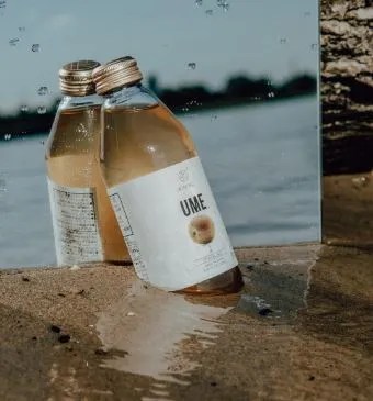 KIMINO SPARKLING JUICE LINE UME YUZU RINGO MIKAN ORGANIC JUICE 250ML