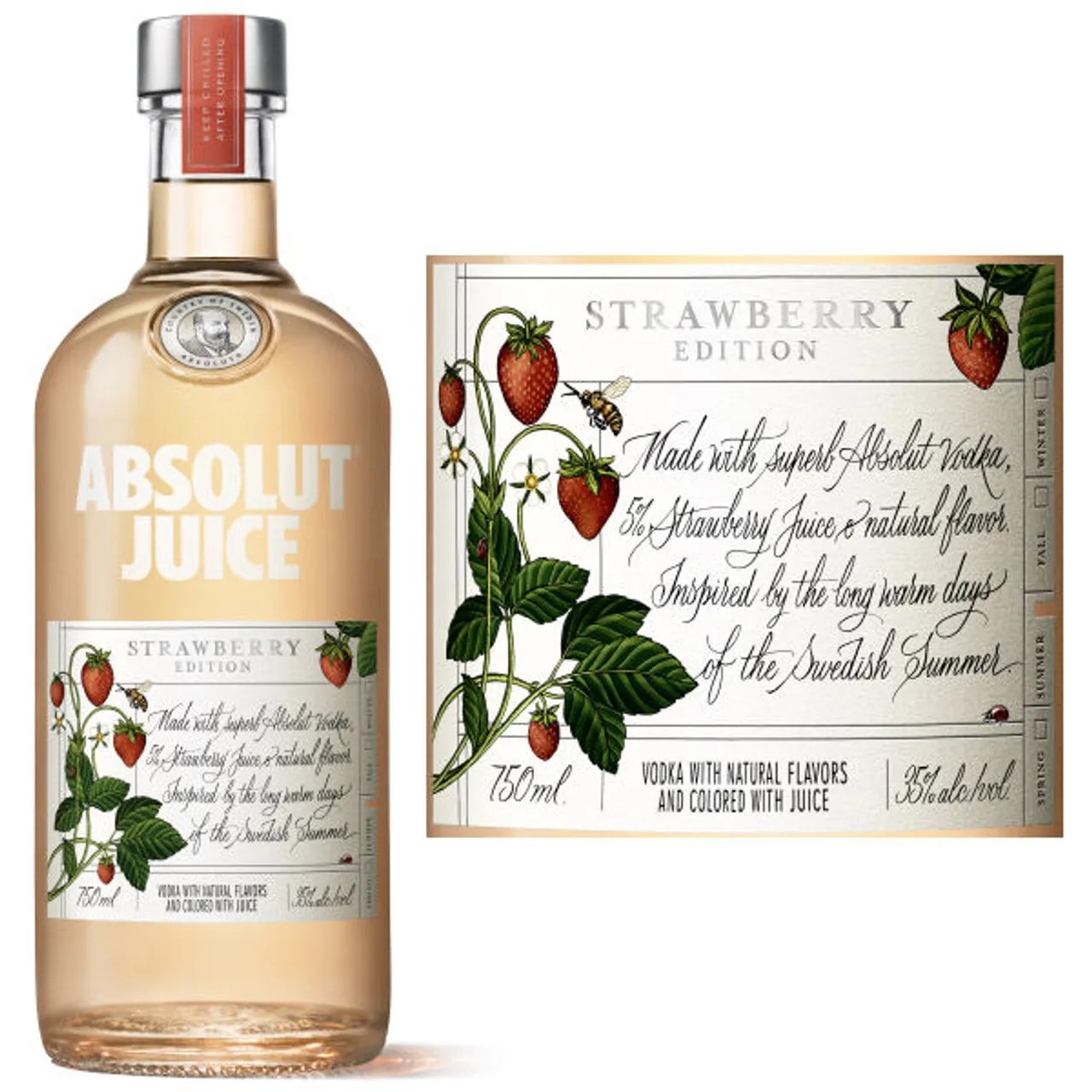 Absolut Juice Strawberry Vodka 500ml 布莱恩酒馆 Online Store