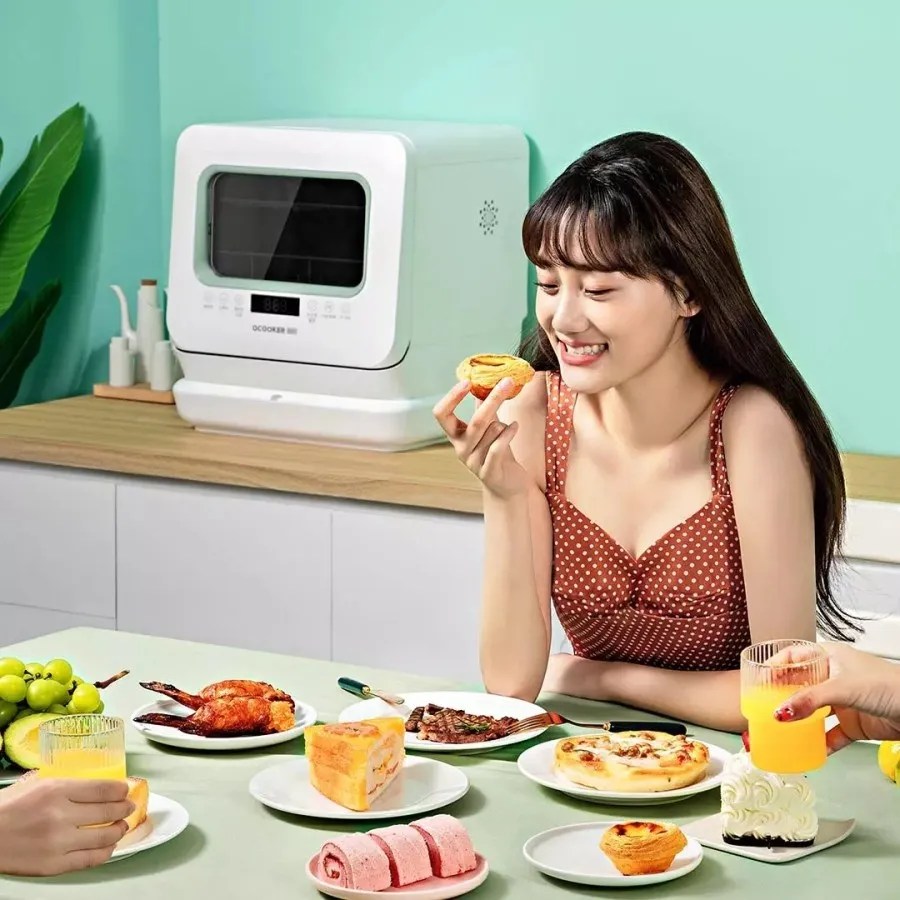 Xiaomi OCOOKER Smart Dishwasher 780W Double Water Inlet SSuperdeal