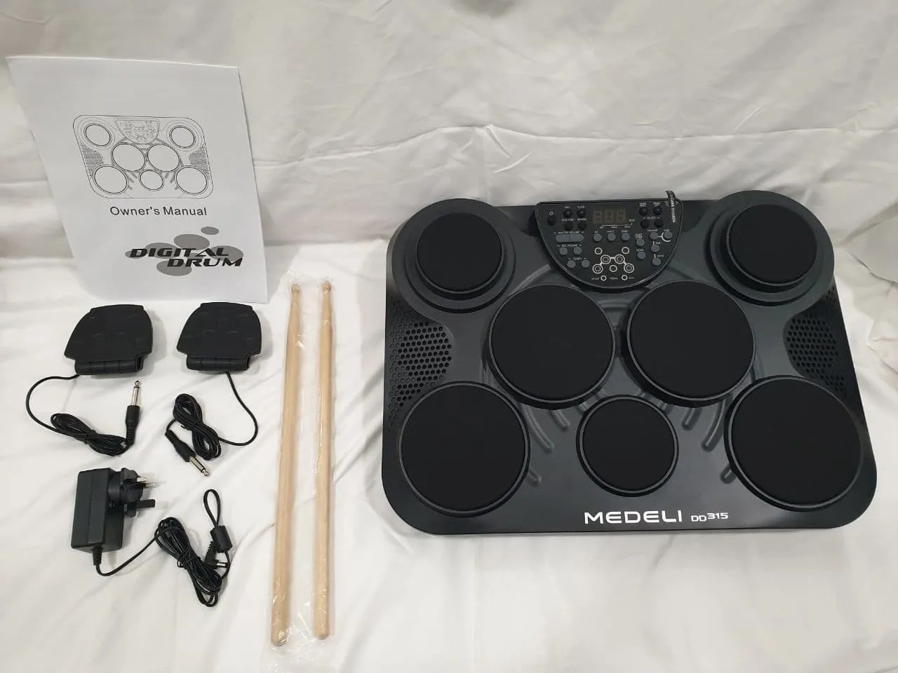 Medeli Portable Digital Drum Tabletop (DD315 / DD 315) GUITARLICIOUS.MY