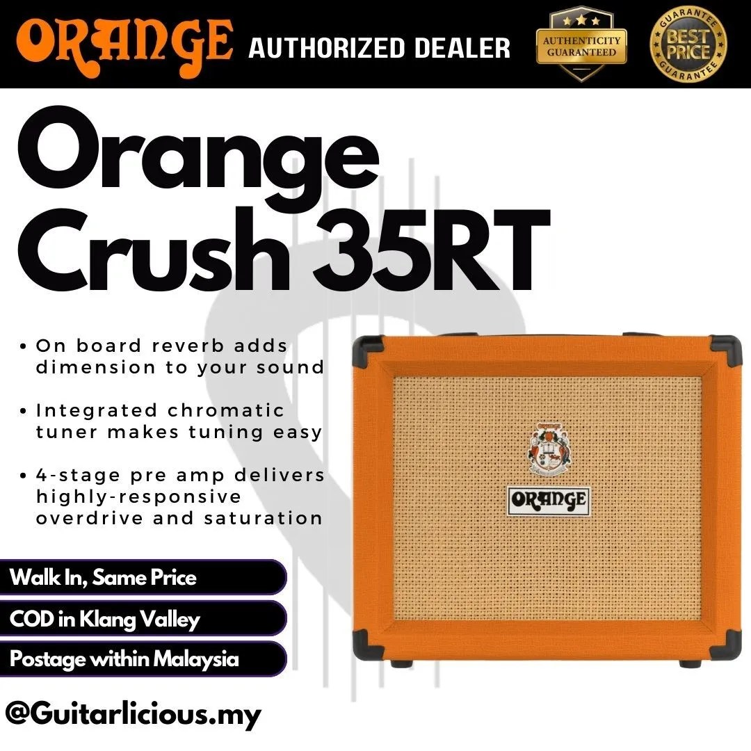 ORANGE CRUSH 35RT 35watt 1x10" Combo Amplifier with Reverb, Tuner