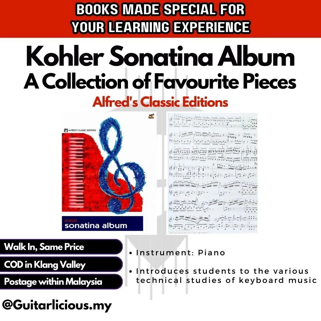Alfred's Classic Editions Kohler Sonatina Album, A Collection of
