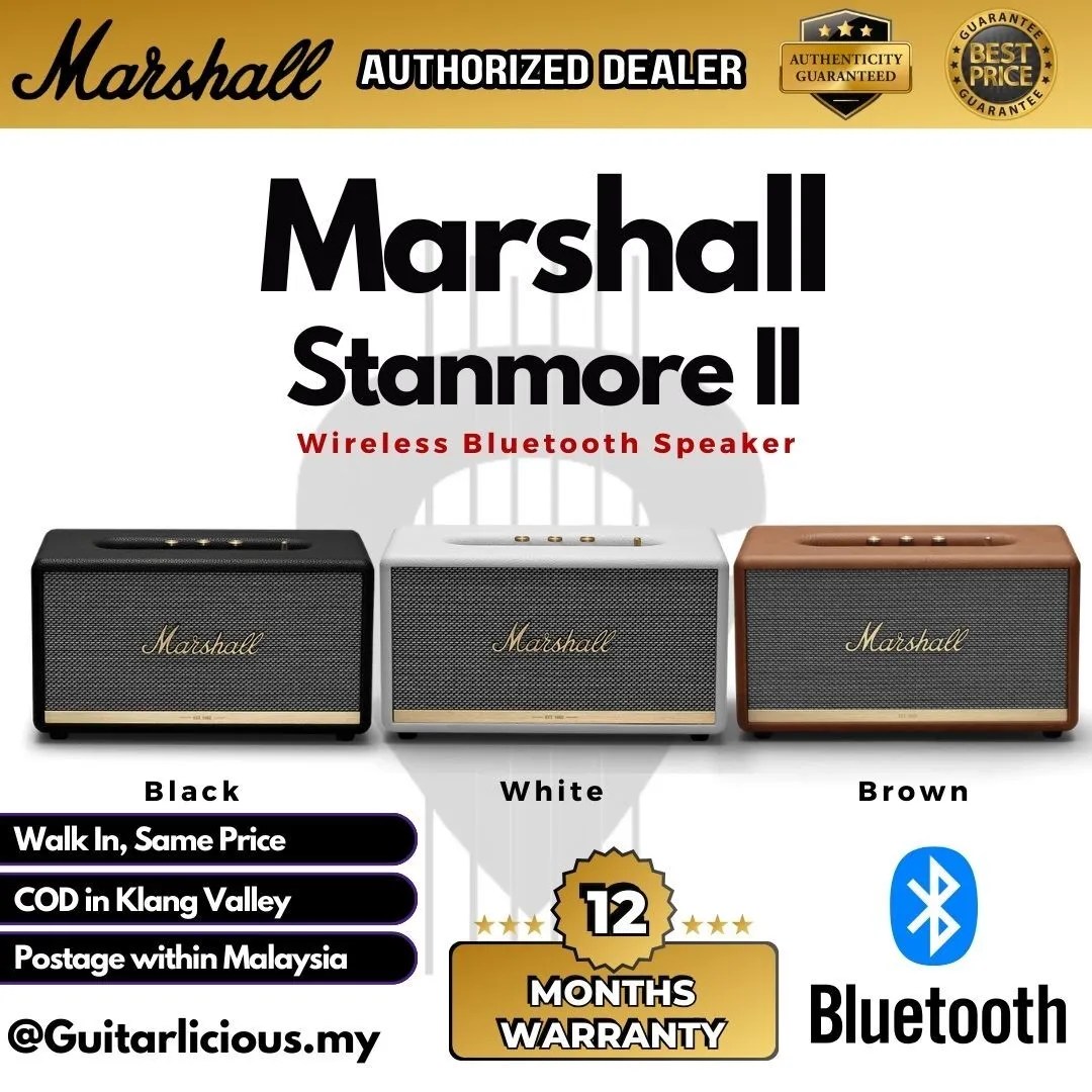 Marshall Stanmore (II) 2 Wireless Bluetooth Speaker ( Stanmore II