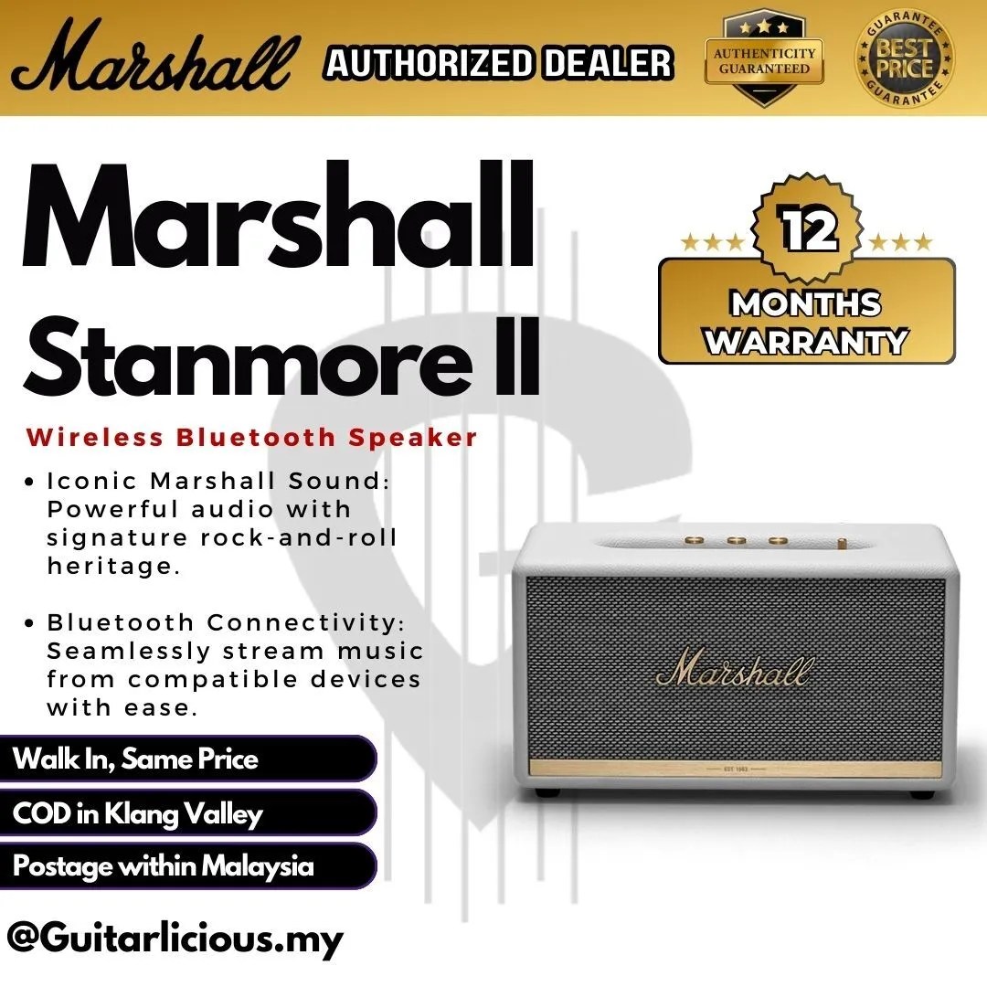 Marshall Stanmore (II) 2 Wireless Bluetooth Speaker ( Stanmore II