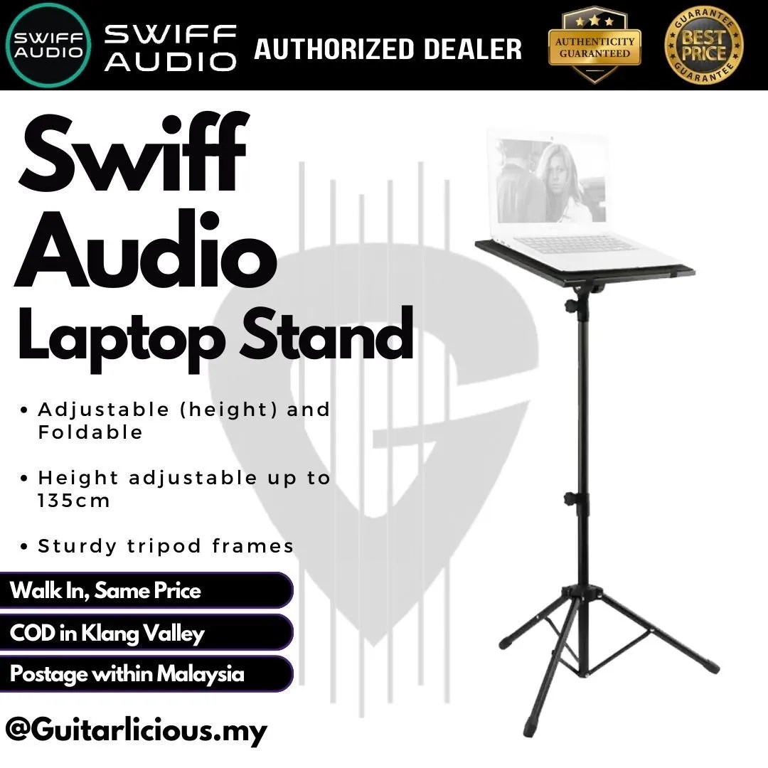 Swiff Audio Universal Laptop Stand Tripod Leg (41135cm) Adjustable