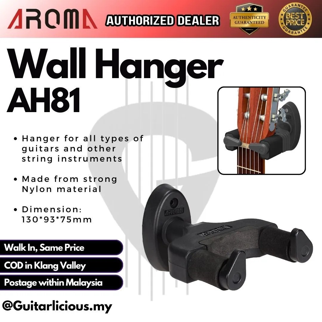 Aroma AH81 Instrument Wall Hanger for Guitar / Ukulele / Violin ( AH81