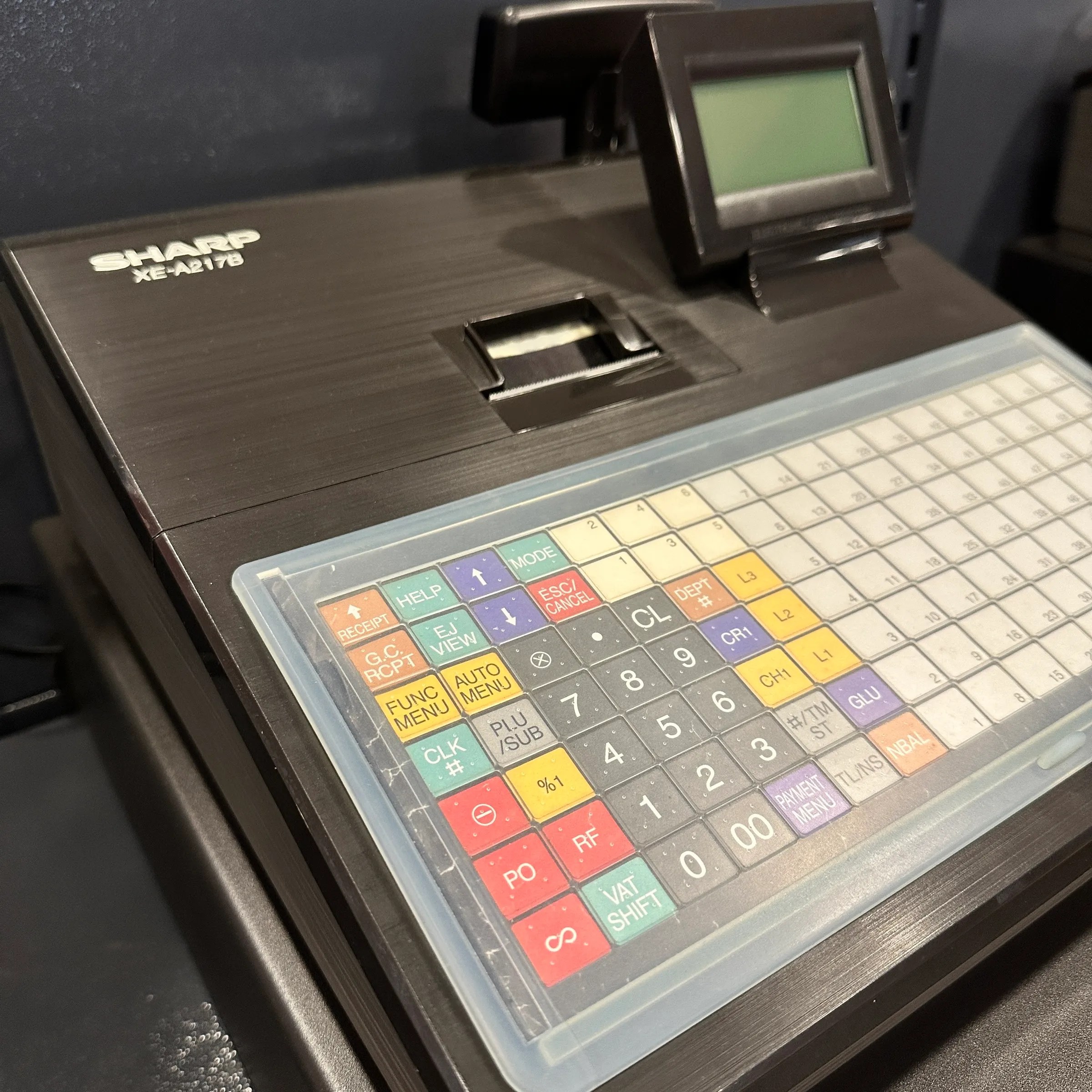 Sharp XEA217B Electronic Cash Register NIKOREX