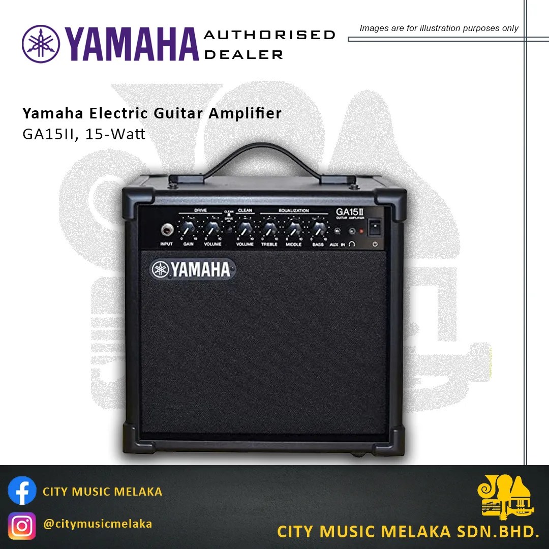 Yamaha Electric Guitar Amplifier GA15II 15Watt Practice Amplifier