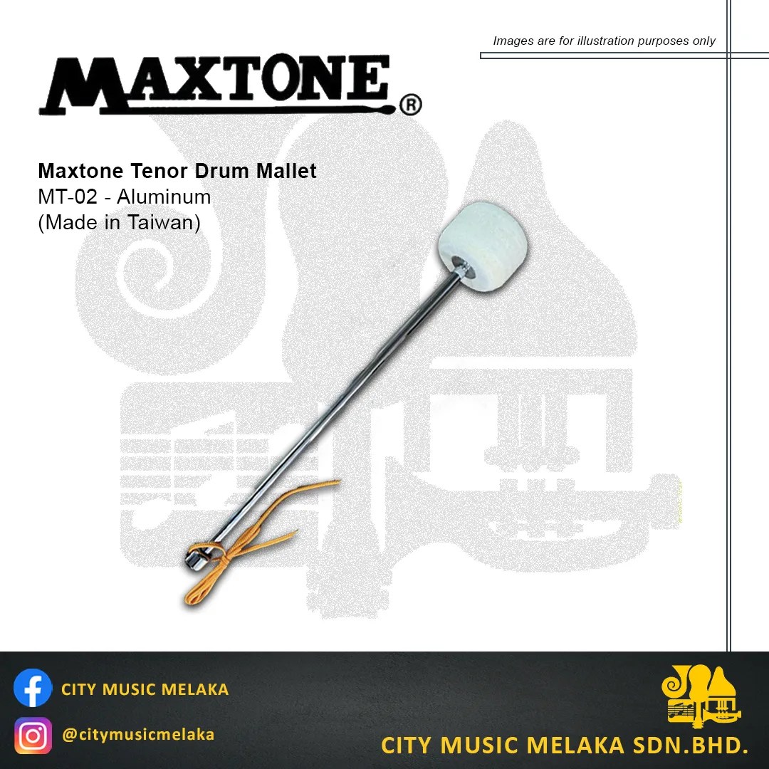 Maxtone Tenor Drum Mallets MT01/MT02 for Mallets for Marching Band