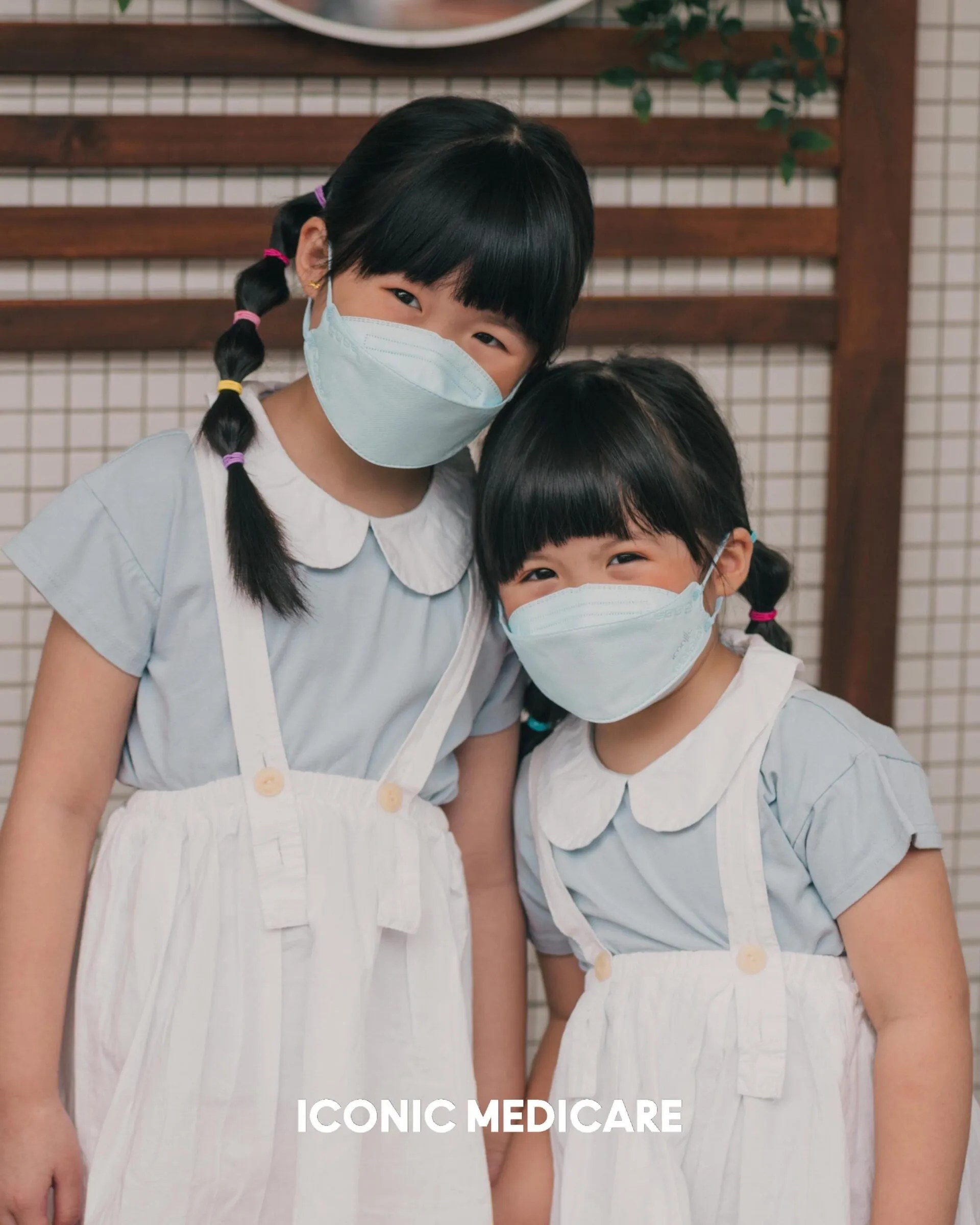 [Kid] KF99 Copper Baby Blue Respirator (10pcs) Iconic Medicare