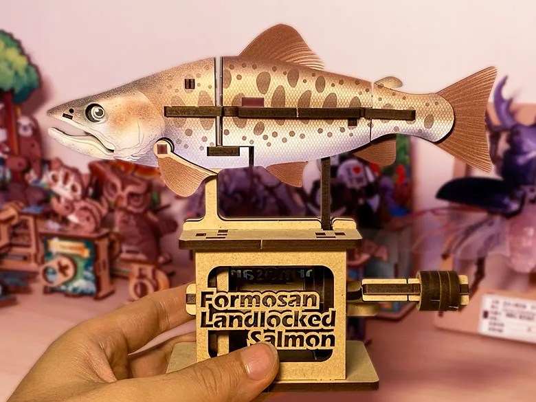 MC009 櫻花鉤吻鮭 Formosan Landlocked Salmon Fuumas Puzzle