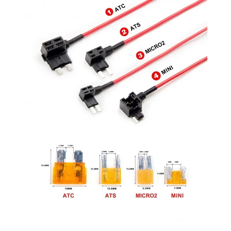 Fuse Taps 2 Piece Set/ATC/ATS/MICRO2/MINI Sicurez Automotive Solution