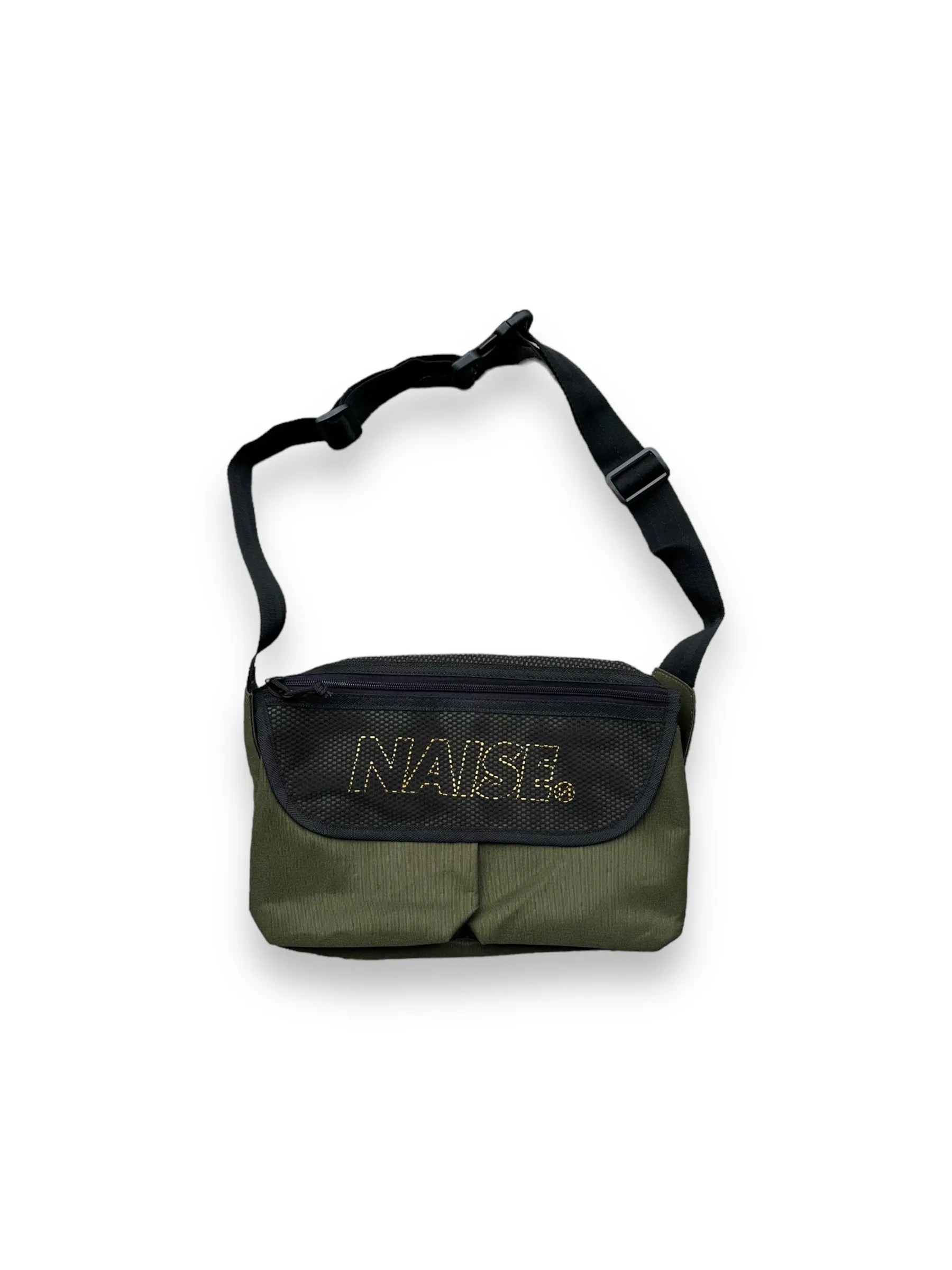 Titan Waist Bag Army Green Yellow Font NAISEKL
