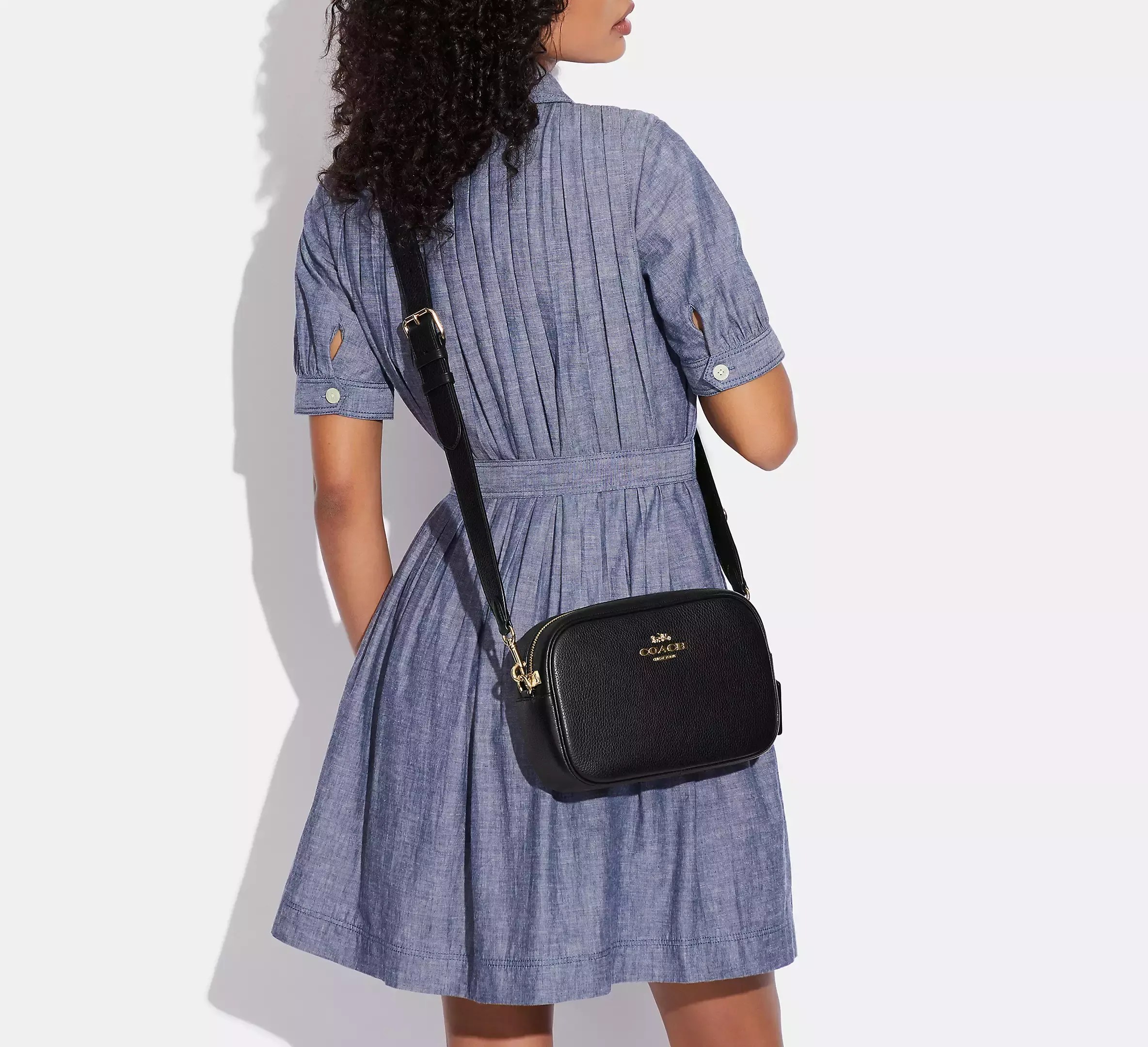 Coach Jamie Camera Bag In Black Farhana Luxe & Co