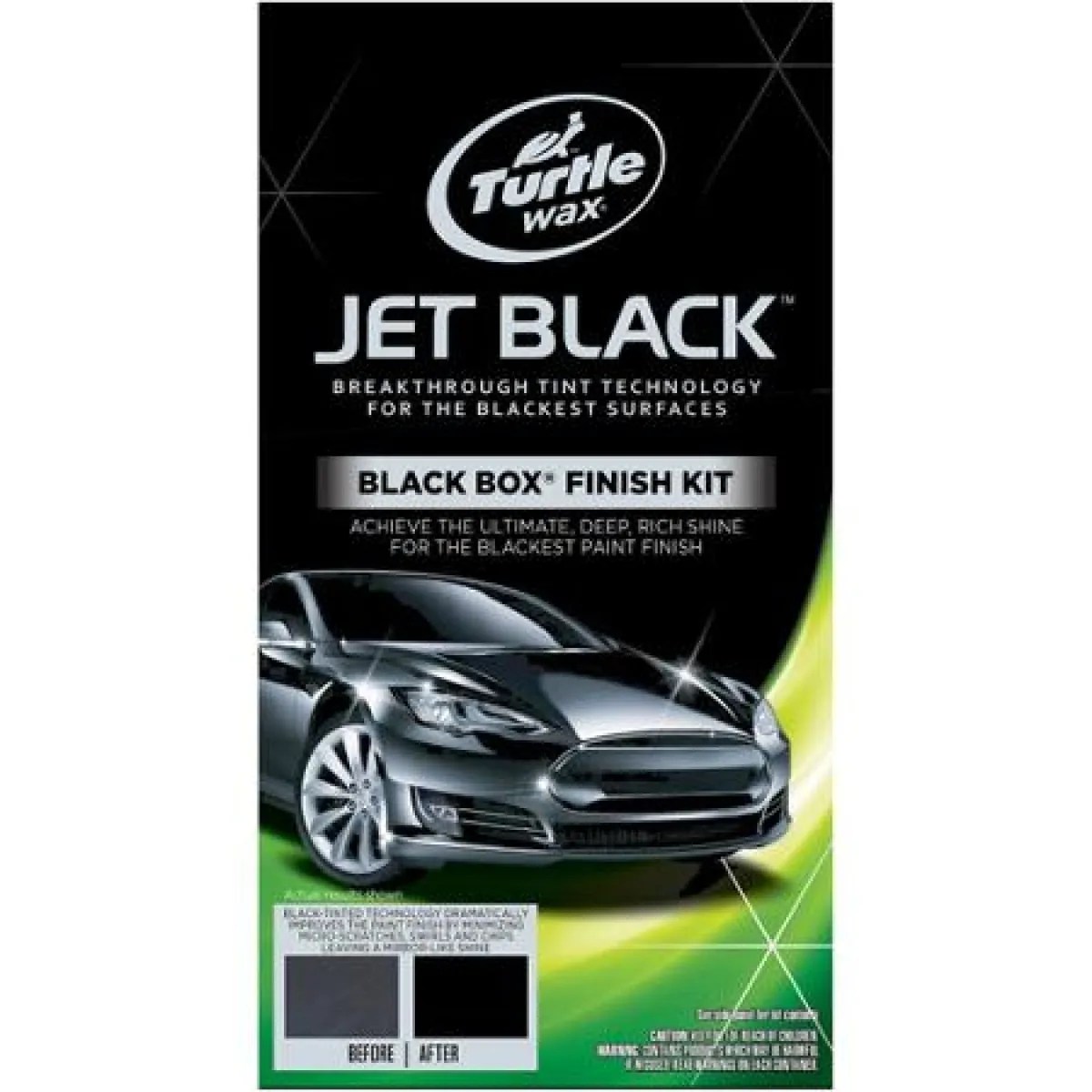 Turtle Wax Jet Black Black Box Finish Kit