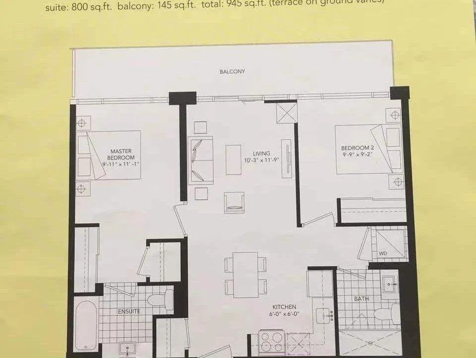 621 Sheppard Ave E Vida Condos at Bayview Village 2 Beds 2 Baths