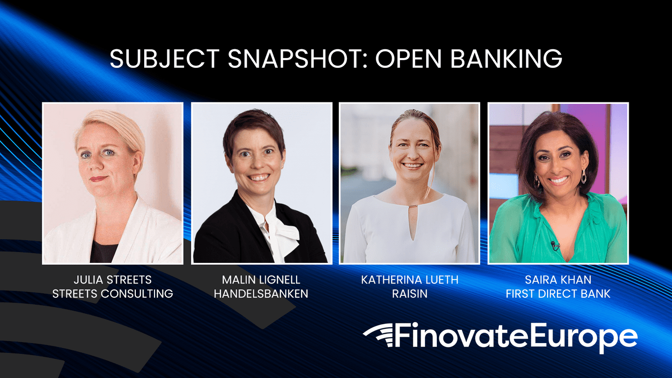 Subject Snapshot Open Banking at FinovateEurope