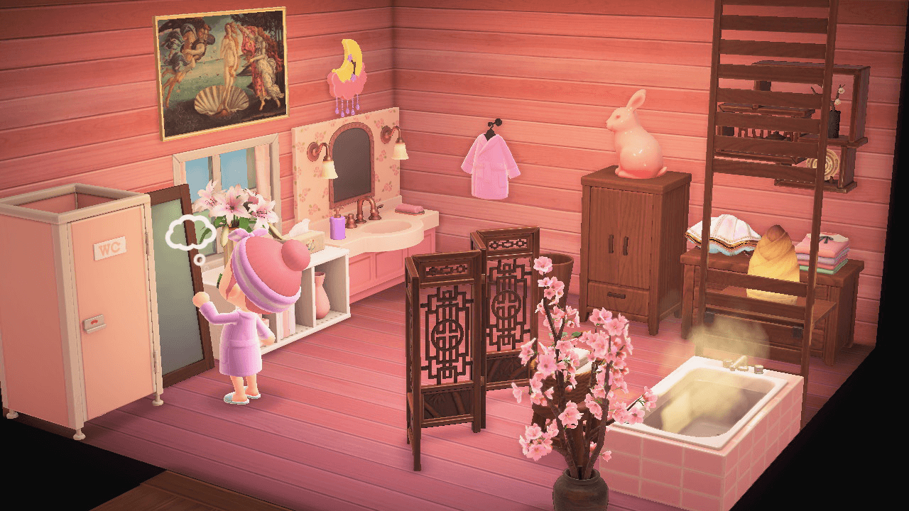 Nookmart Sakura Bathroom Collection (Animal Crossing New Horizons)