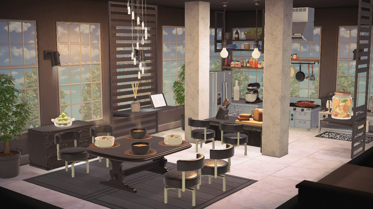 Nookmart Monochromatic Kitchen Collection (Animal Crossing New Horizons)