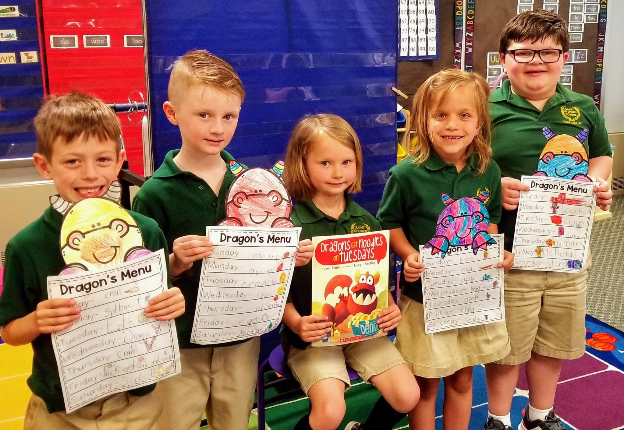 Dragons Eat Noodles on Tuesday St Stephen School