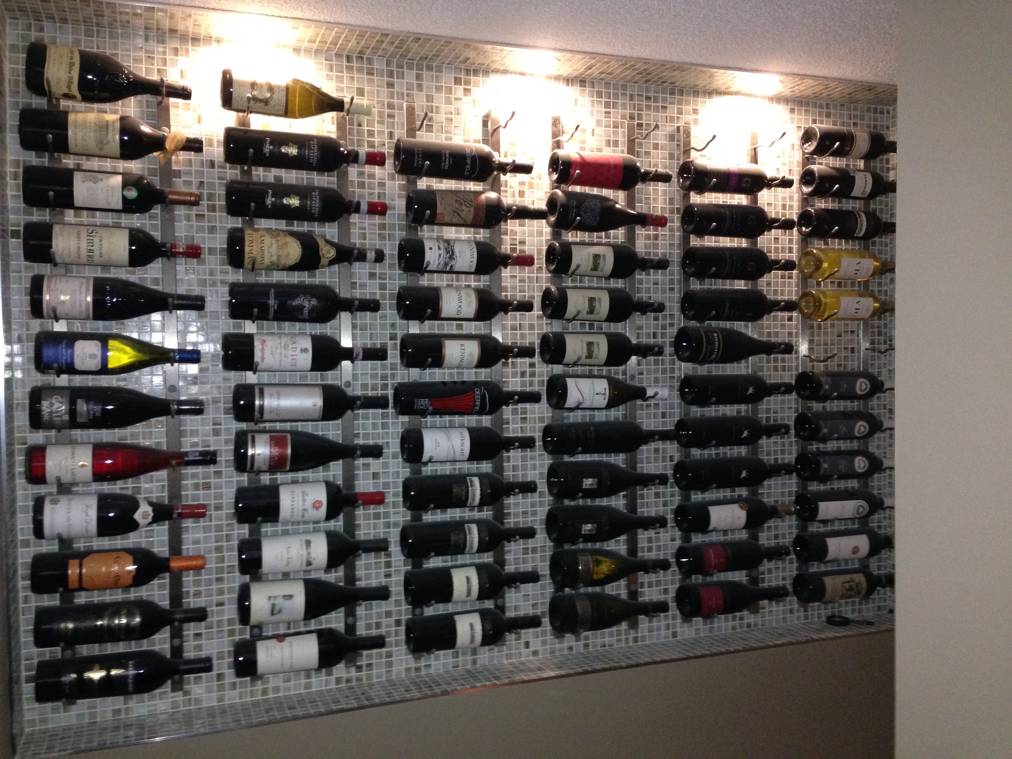 The Wine Wall Styled to Sparkle