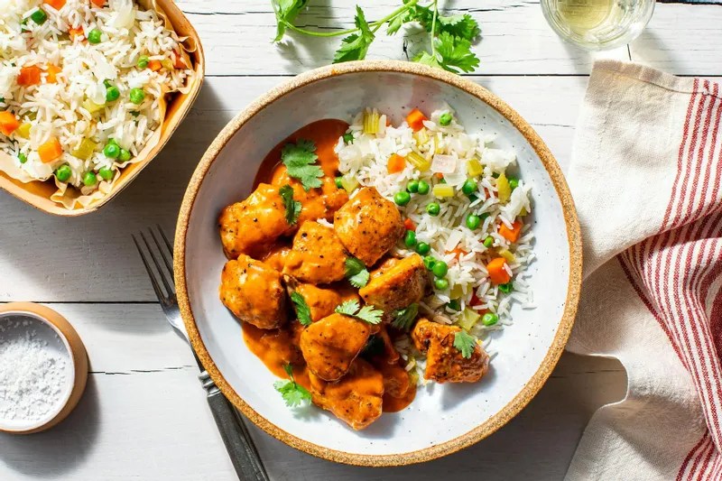 Butter Chicken with Basmati Rice Pilaf Sunbasket