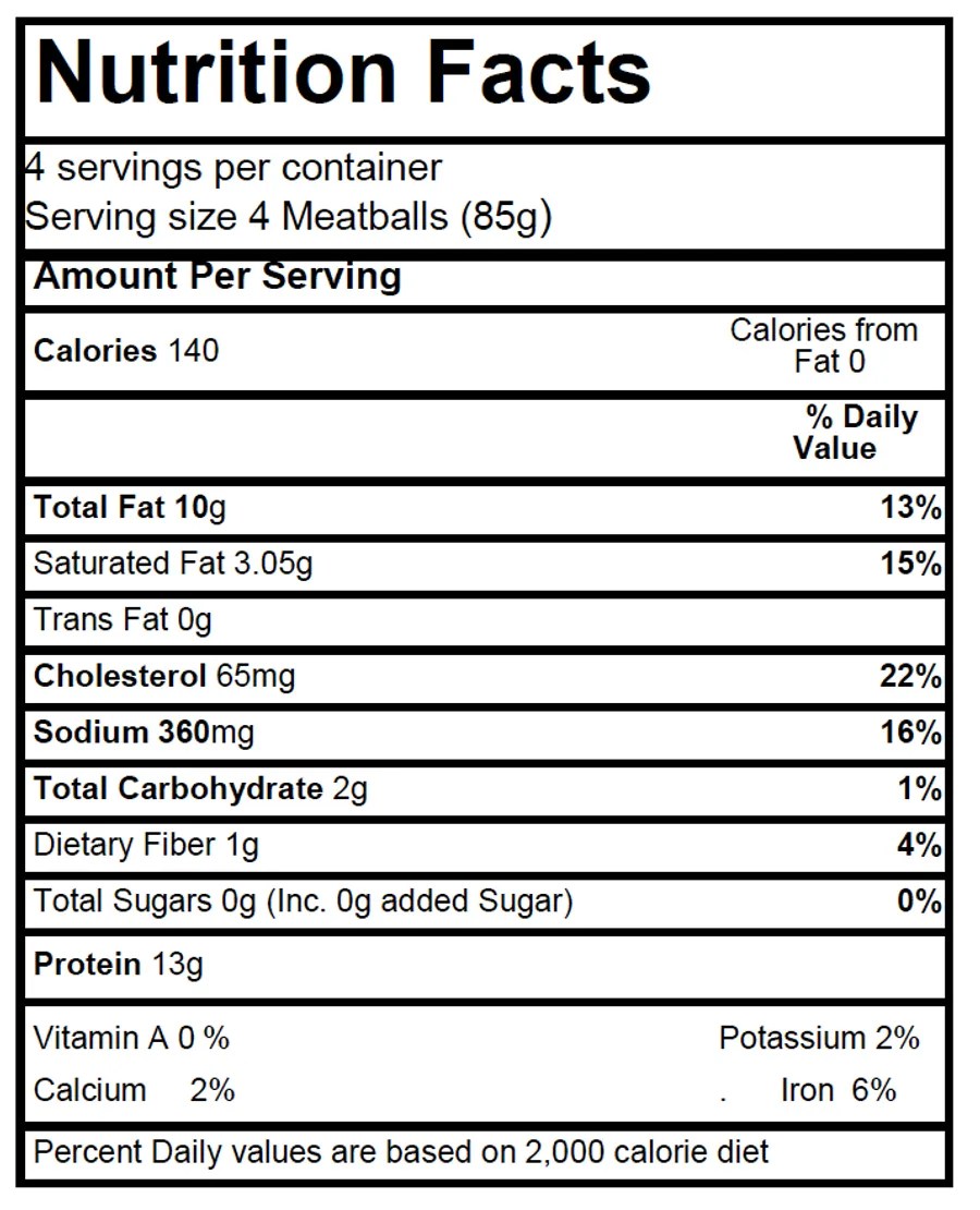 Organic Italian chicken meatballs Sunbasket