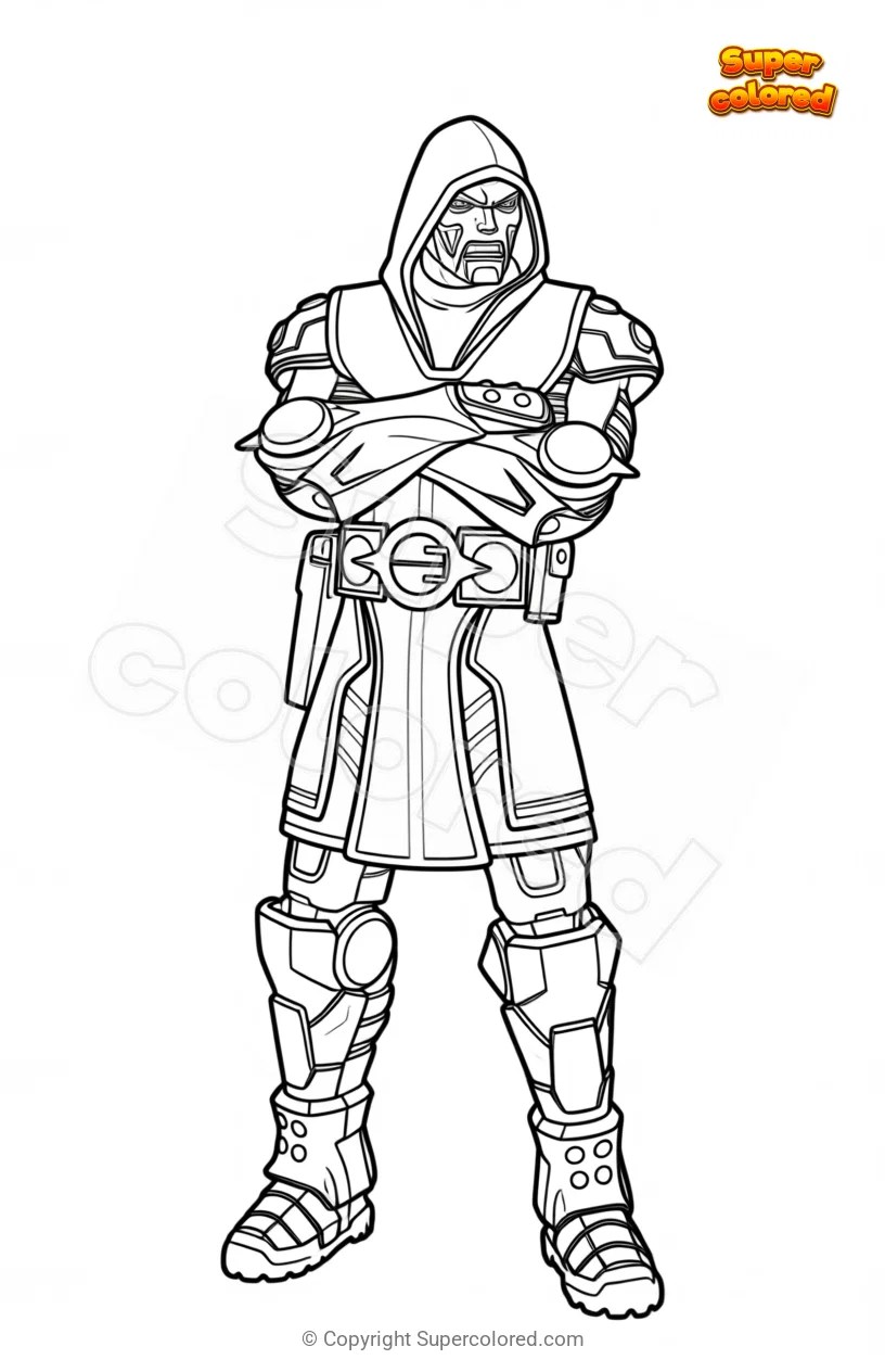 Doctor Doom Coloring Pages