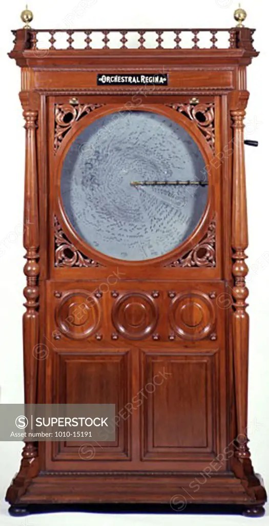 Victorian Orchestral Regina Music Box Antique Furniture SuperStock