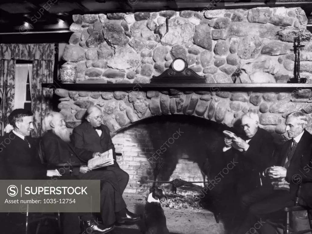 Napanoch, New York c. 1920 The Famous Four visiting the Yama Farms Inn