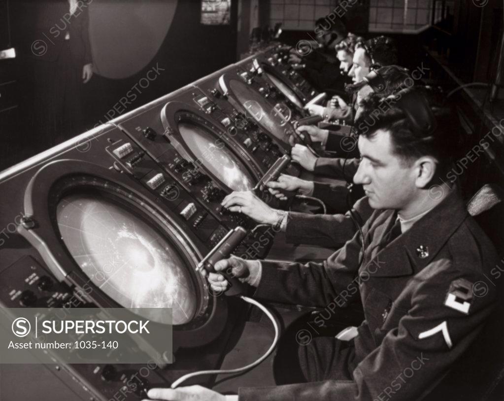 Radar entry consoles Fort Meade Maryland USA SuperStock