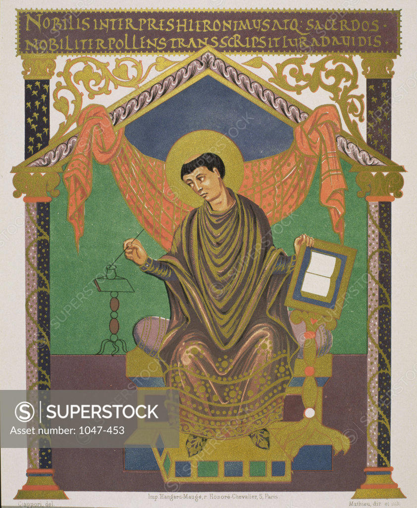 Saint Jerome (C. 347419/420) Latin Church Father Artist Unknown