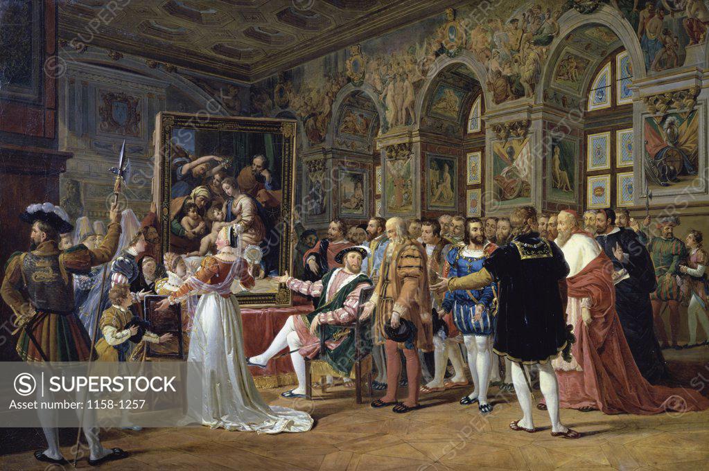 Francis I Receives The Holy Family by Raphael (Francois I Recevant La