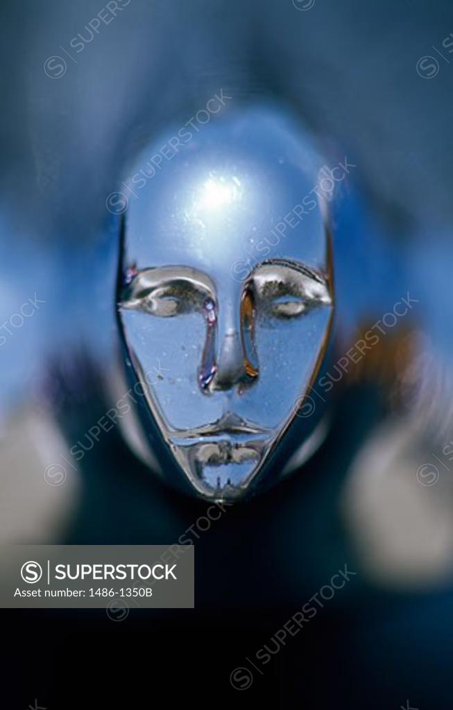 Hood ornament of a 1947 Cadillac car SuperStock