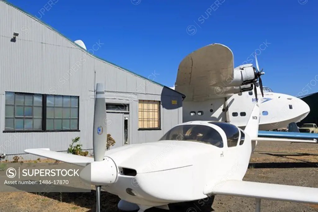 Aircraft at Oakland Aviation Museum, Oakland International Airport, Oakland, California, USA