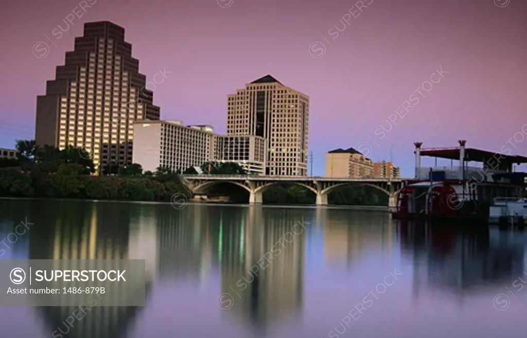 Buildings at the waterfront, Austin, Texas, USA SuperStock