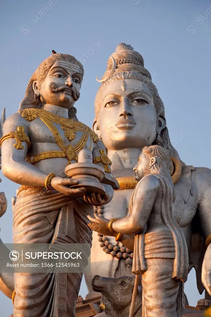giant Lord Shiva statue at Murudeshwar temple, Murudeshwar, Karnataka