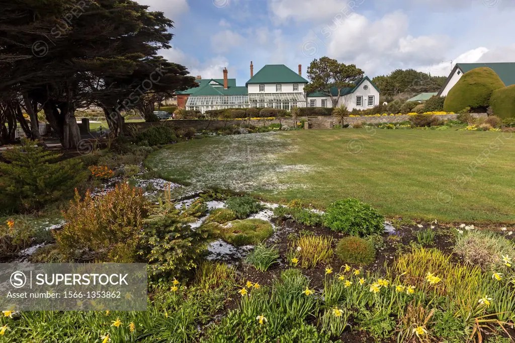 Falkland Islands, Stanley, Headtown, Property of the Governor of the Falkland Islands, South