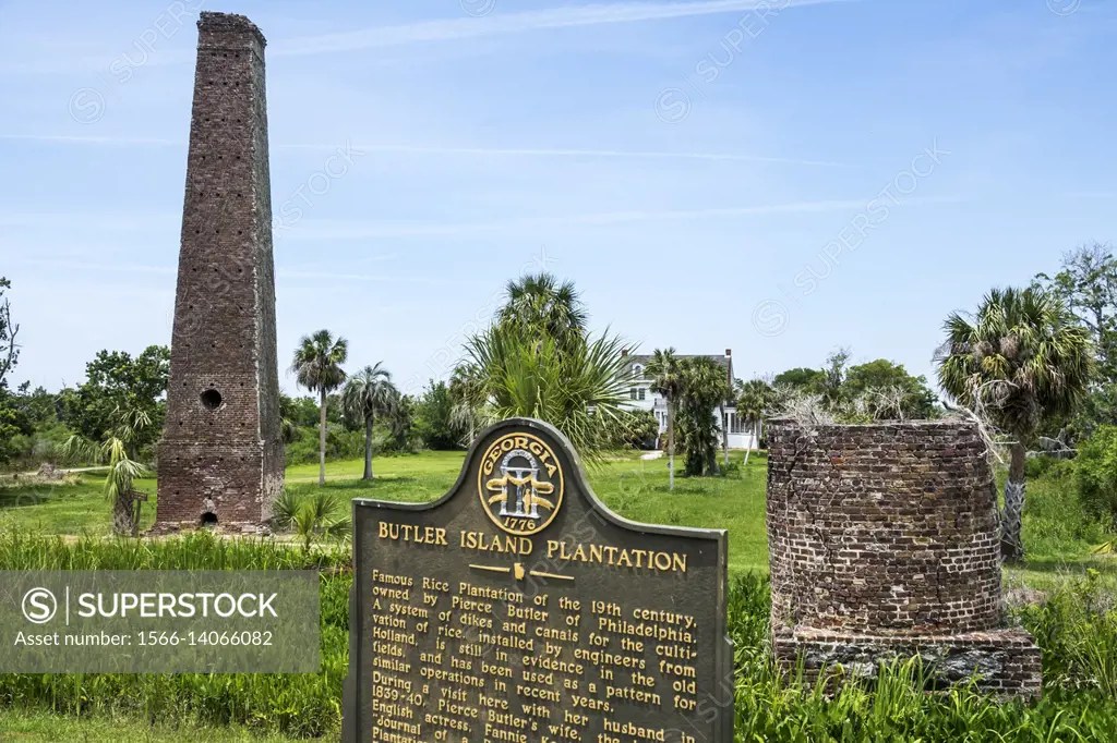 Darien, Butler Island Platation, rice plantation, Civil War